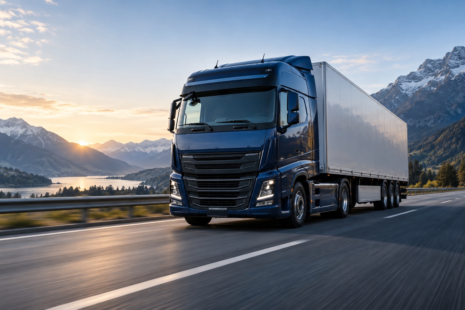 Camion pentru transport rutier internațional